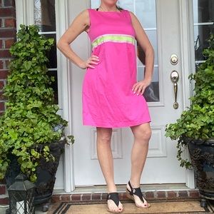 Mimi Maternity Sleeveless pink dress.